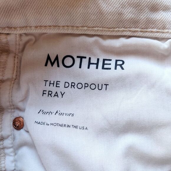 MOTHER Denim The Dropout Fray - Party Favor 26 - Picture 3 of 12